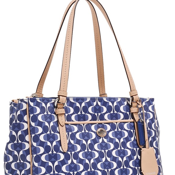 COACH PEYTON DREAM C JORDAN DOUBLE ZIP CARRYALL - Picture 2 of 7